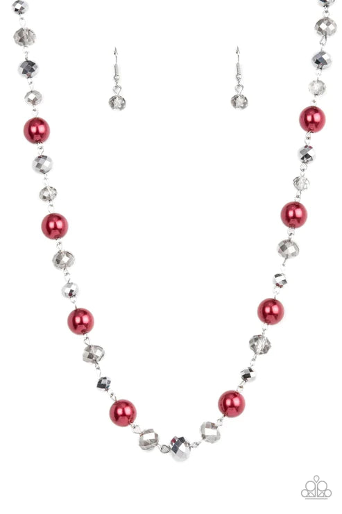 Decked Out Dazzle - Red  Necklace