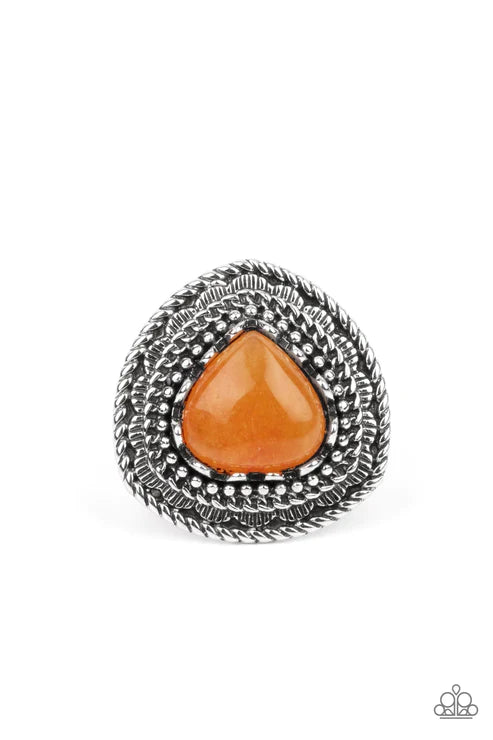 Genuinely Gemstone - Orange  Ring