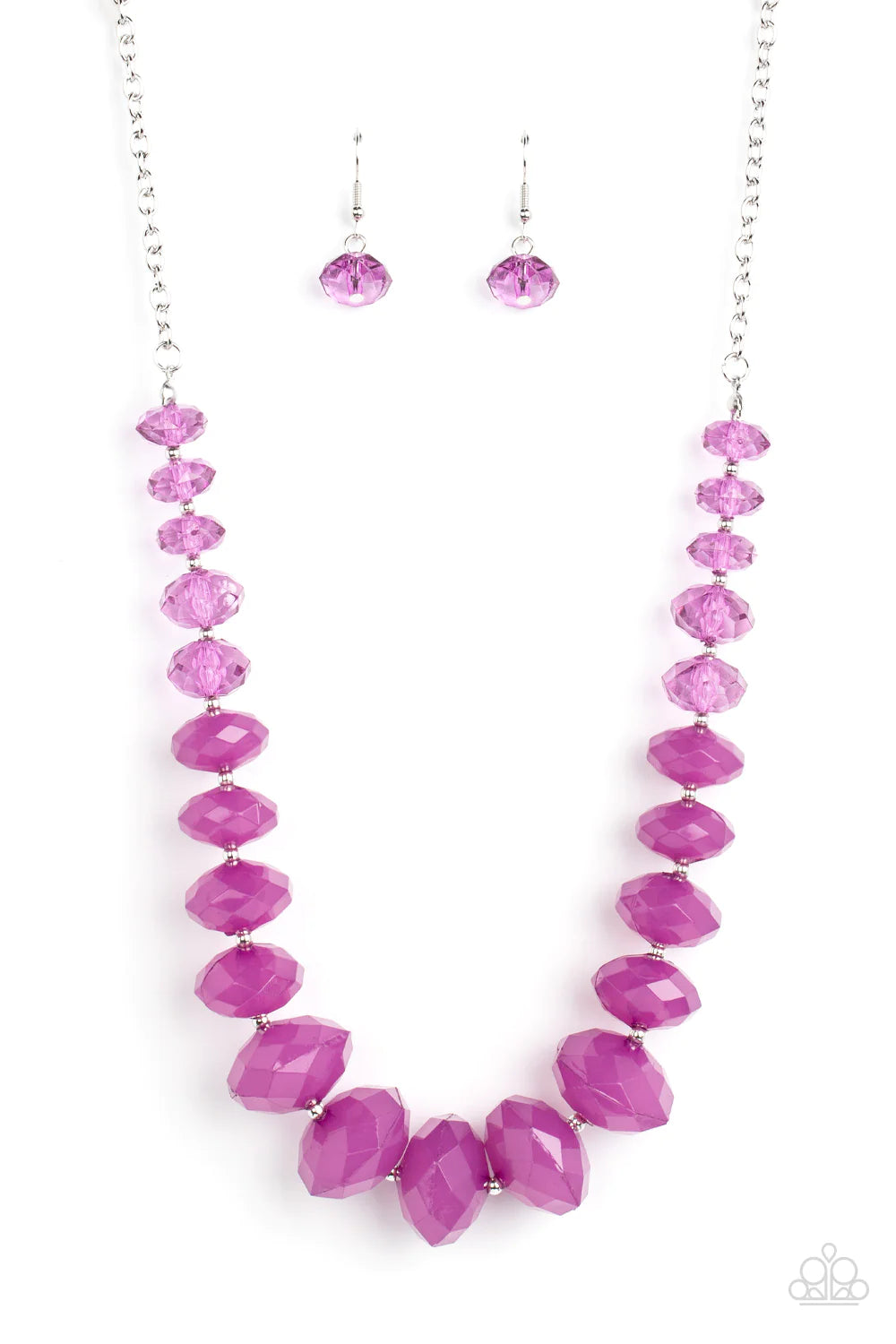 Happy-GLOW-Lucky - Purple Necklace