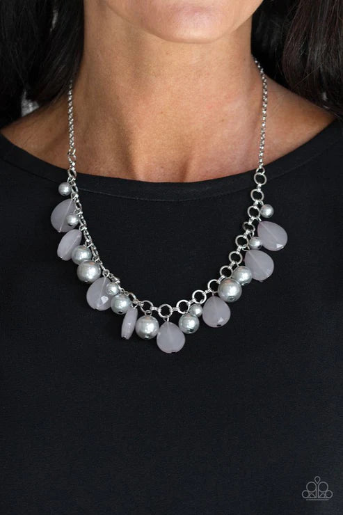 Pacific Posh - Silver Necklace