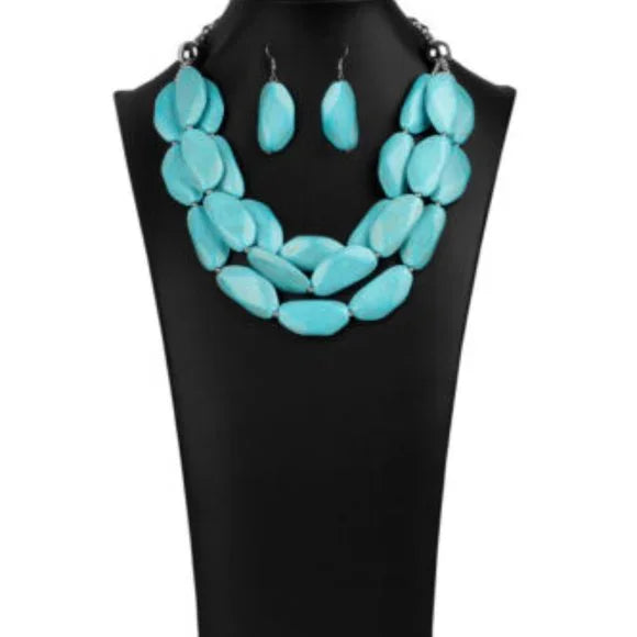 Paparazzi Zi Collection 2020 Retired Turquoise