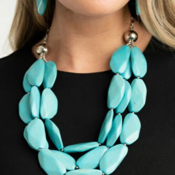 Paparazzi Zi Collection 2020 Retired Turquoise