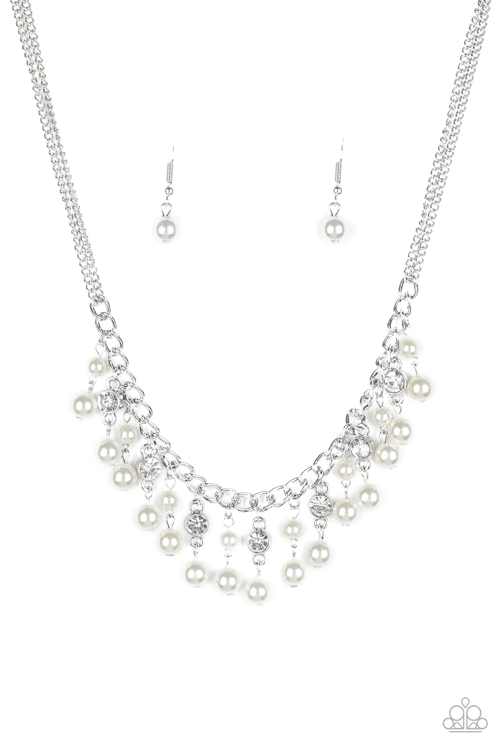 Regal Refinement - White Necklace