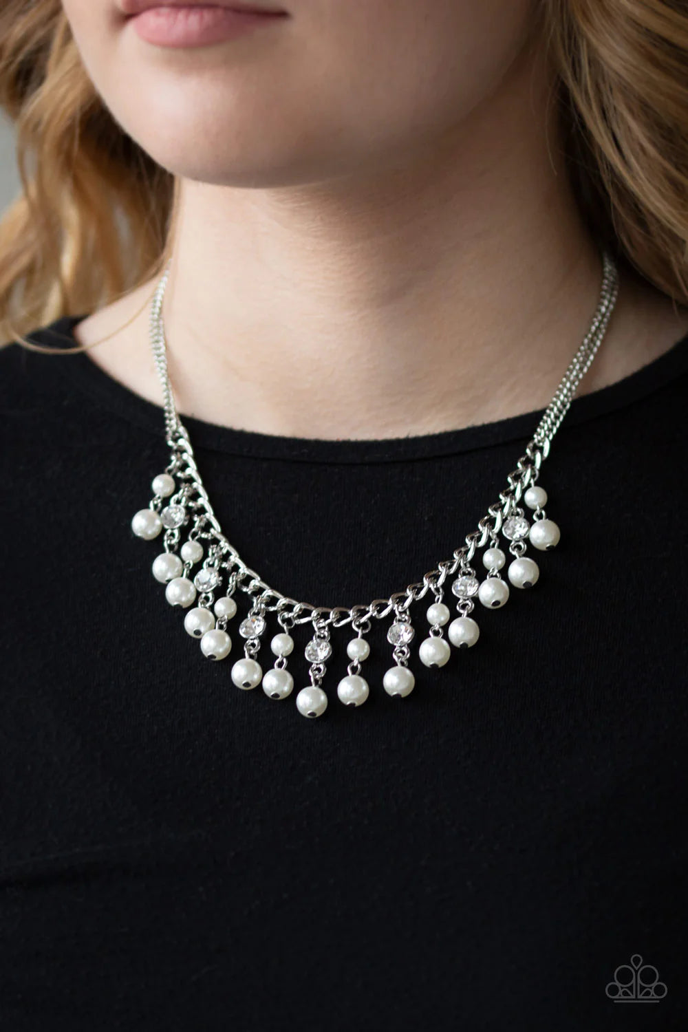 Regal Refinement - White Necklace