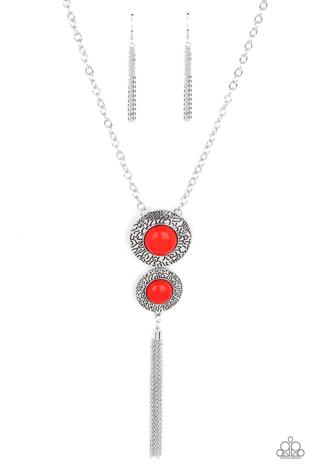 Abstract Artistry - red - Paparazzi necklace