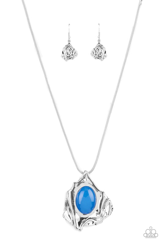 Amazon Amulet - Blue Paparazzi Necklace