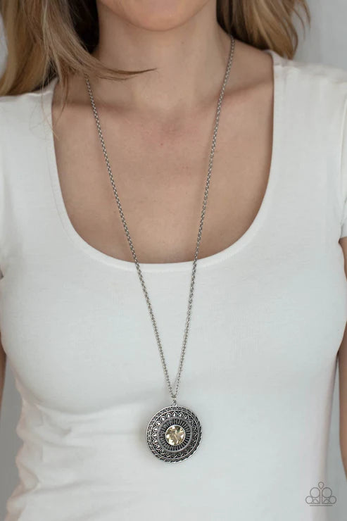 Aztec Apex - Brown  Necklace