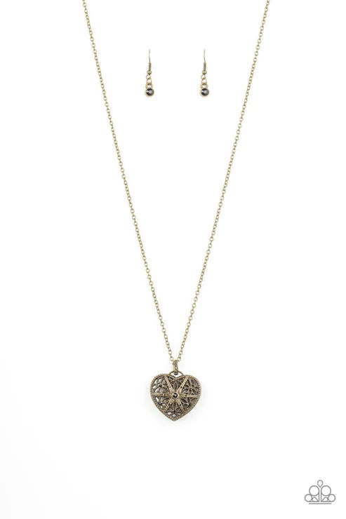 Casanova Charm - Black Necklace