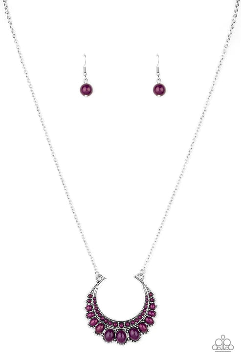 Count To ZEN - Purple  Necklace