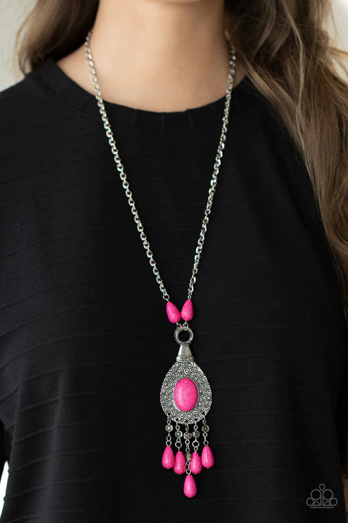 Cowgirl Couture - Pink  Necklace