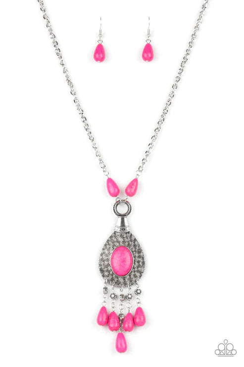 Cowgirl Couture - Pink  Necklace