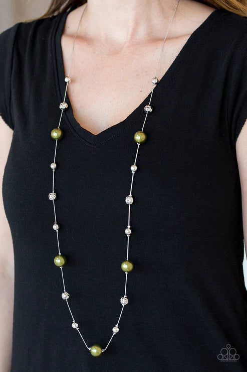 Eloquently Eloquent - Green  Necklace