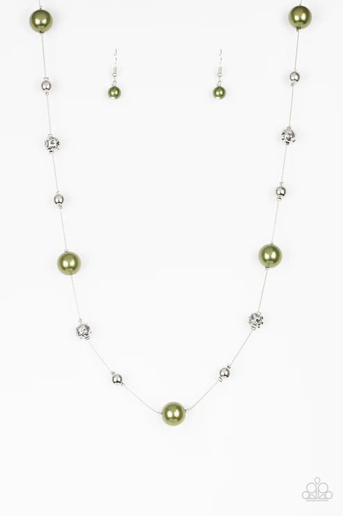 Eloquently Eloquent - Green  Necklace