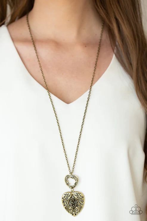 Garden Lovers - Brass  Necklace