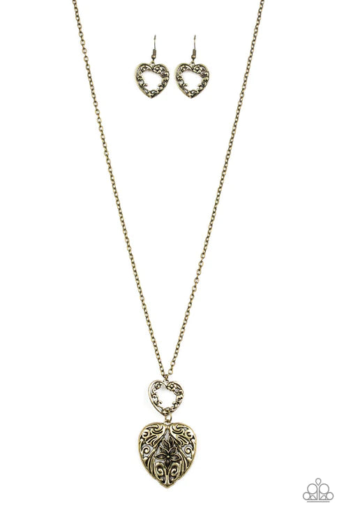 Garden Lovers - Brass  Necklace