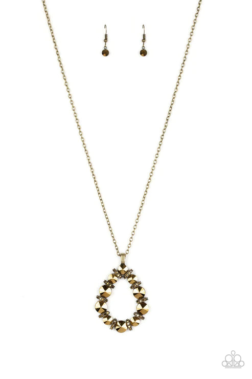 Making Millions - Brass  Necklace