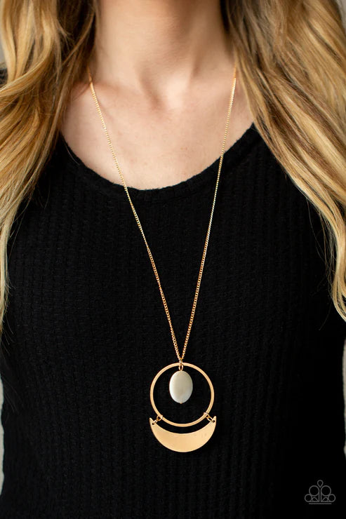 Moonlight Sailing - Gold  Necklace