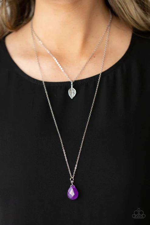 Natural Essence - Purple Necklace