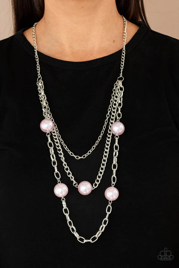 Paparazzi Necklace ~ Thanks For The Compliment - Pink