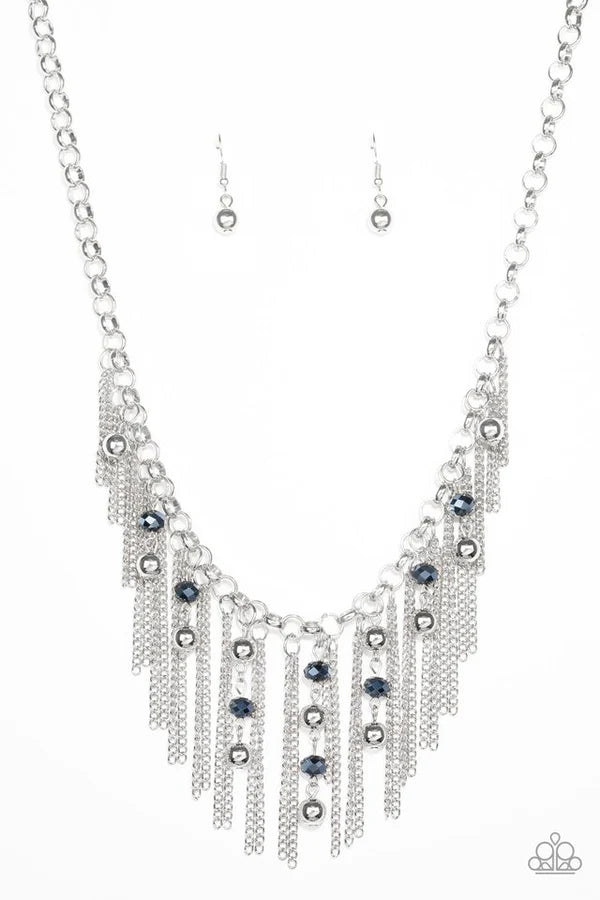 Paparazzi Necklace ~ Ever Rebellious - Blue