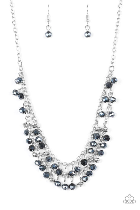 Paparazzi Necklace ~ So In Season - Blue