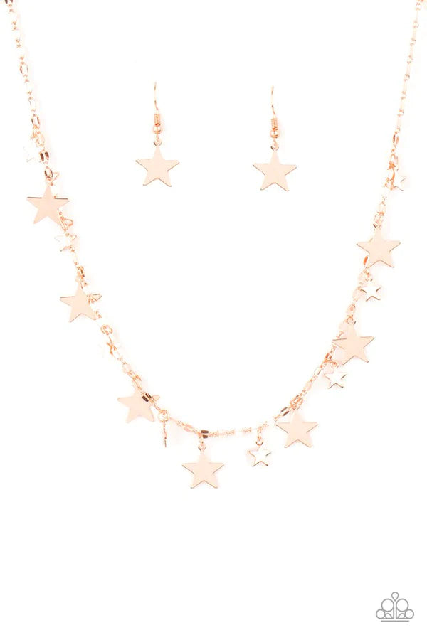 Paparazzi Necklace ~ Starry Shindig - Copper