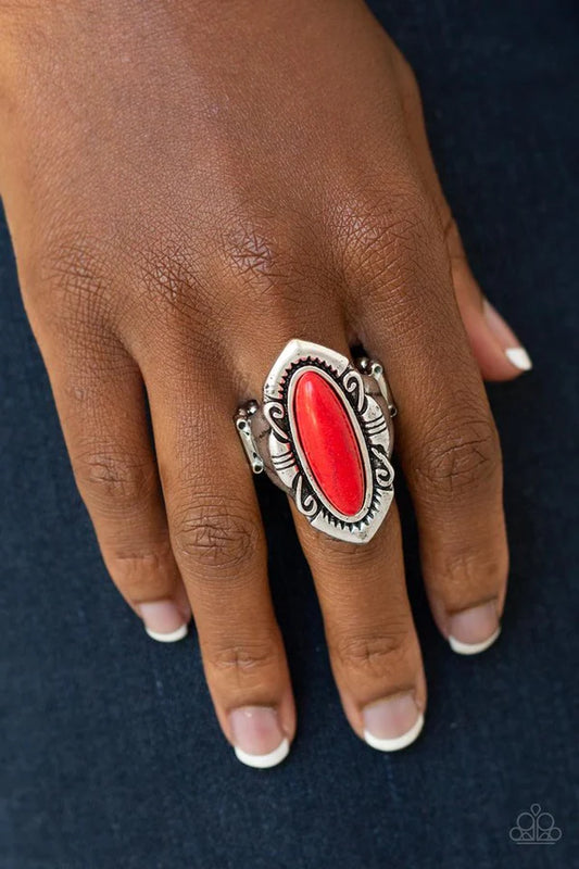 Paparazzi Ring ~ Santa Fe Serenity - Red