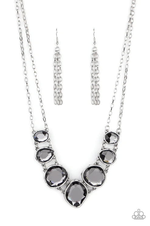 Paparazzi Absolute Admiration - Silver Necklace