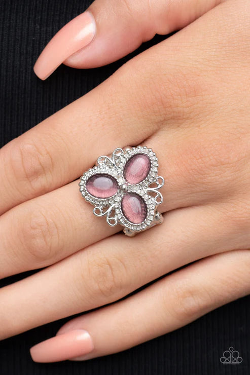 Paparazzi  Bewitched Blossoms - Purple  Ring