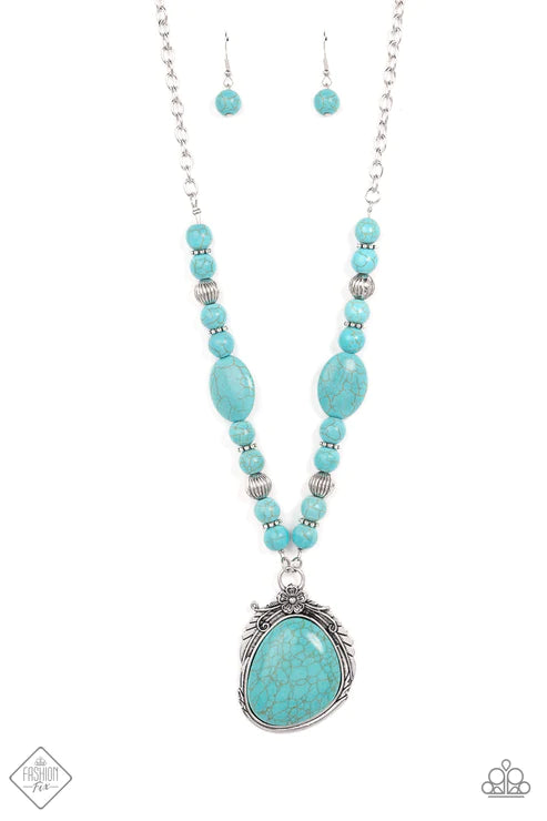 Paparazzi  Southwest Paradise - Blue  Necklace