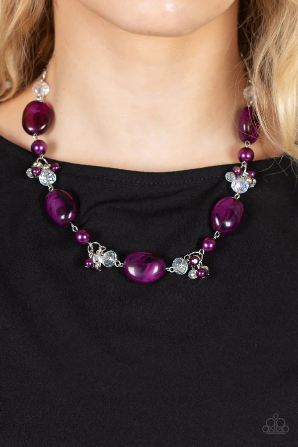 Paparazzi Necklace ~ The Top TENACIOUS - Purple