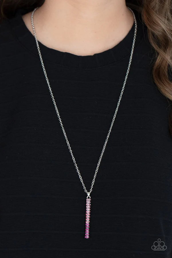 Paparazzi Necklace ~ Tower Of Transcendence - Pink